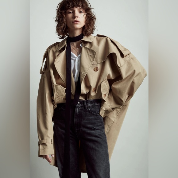 R13 Tuck In Trench Coat. Large. BNWT